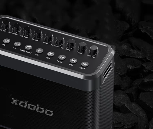 Xdobo Tuner កម្លាំង 200W សម្លេងបុកពិរោះលក់ជូនតម្លៃពិសេសមិនធ្លាប់មាន176$ មានក្បាល់ម៉ាក្រូសុីនមួយឈុត