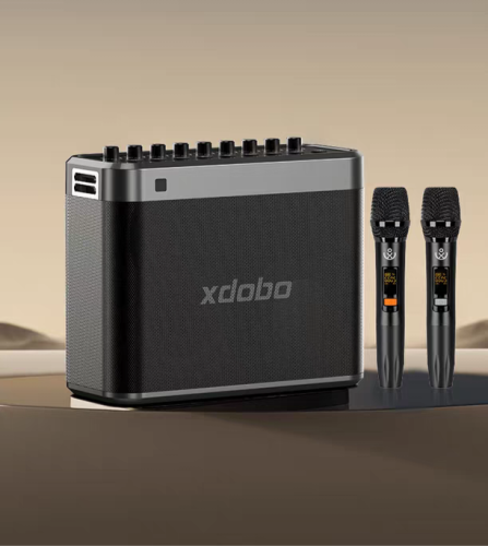 Xdobo Tuner កម្លាំង 200W សម្លេងបុកពិរោះលក់ជូនតម្លៃពិសេសមិនធ្លាប់មាន176$ មានក្បាល់ម៉ាក្រូសុីនមួយឈុត