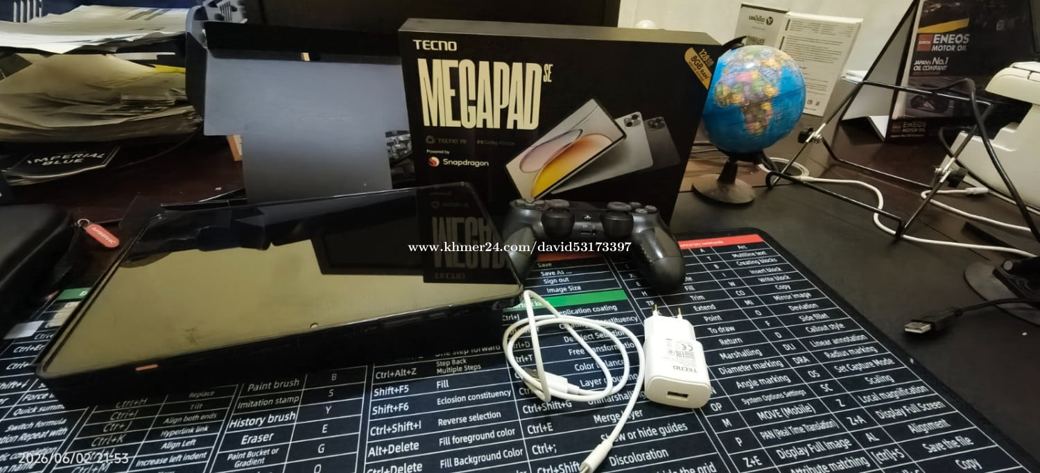 Tecno Mega pad SE 2026 with box