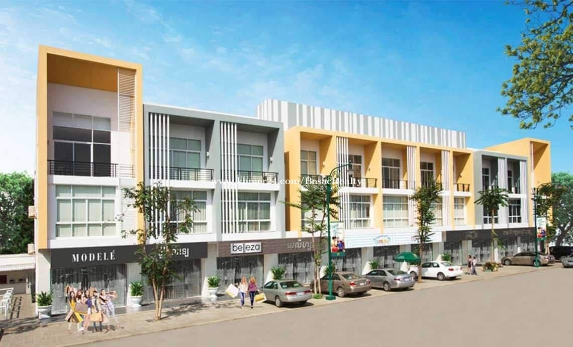 ផ្ទះអាជីវកម្មលក់បន្ទាន់ នៅលេីផ្លូវប៉ូឡារីស បុរីប៉េងហួតបឹងស្នោរ
