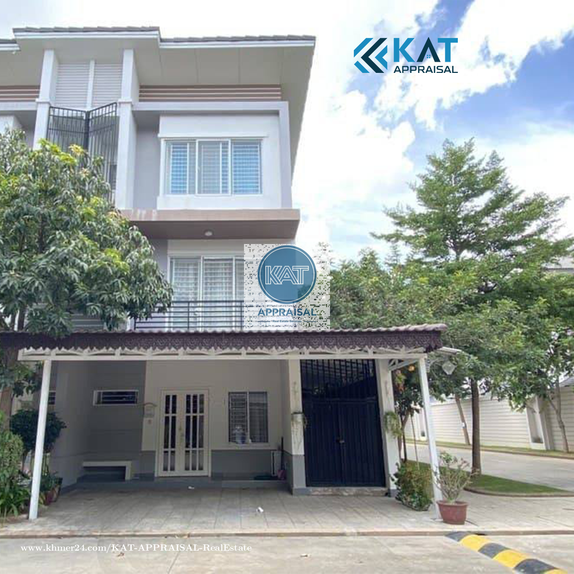 វីឡាកូនកាត់LC2 សម្រាប់ជួល ផ្ទះកែង| Link house LC2 For Rent