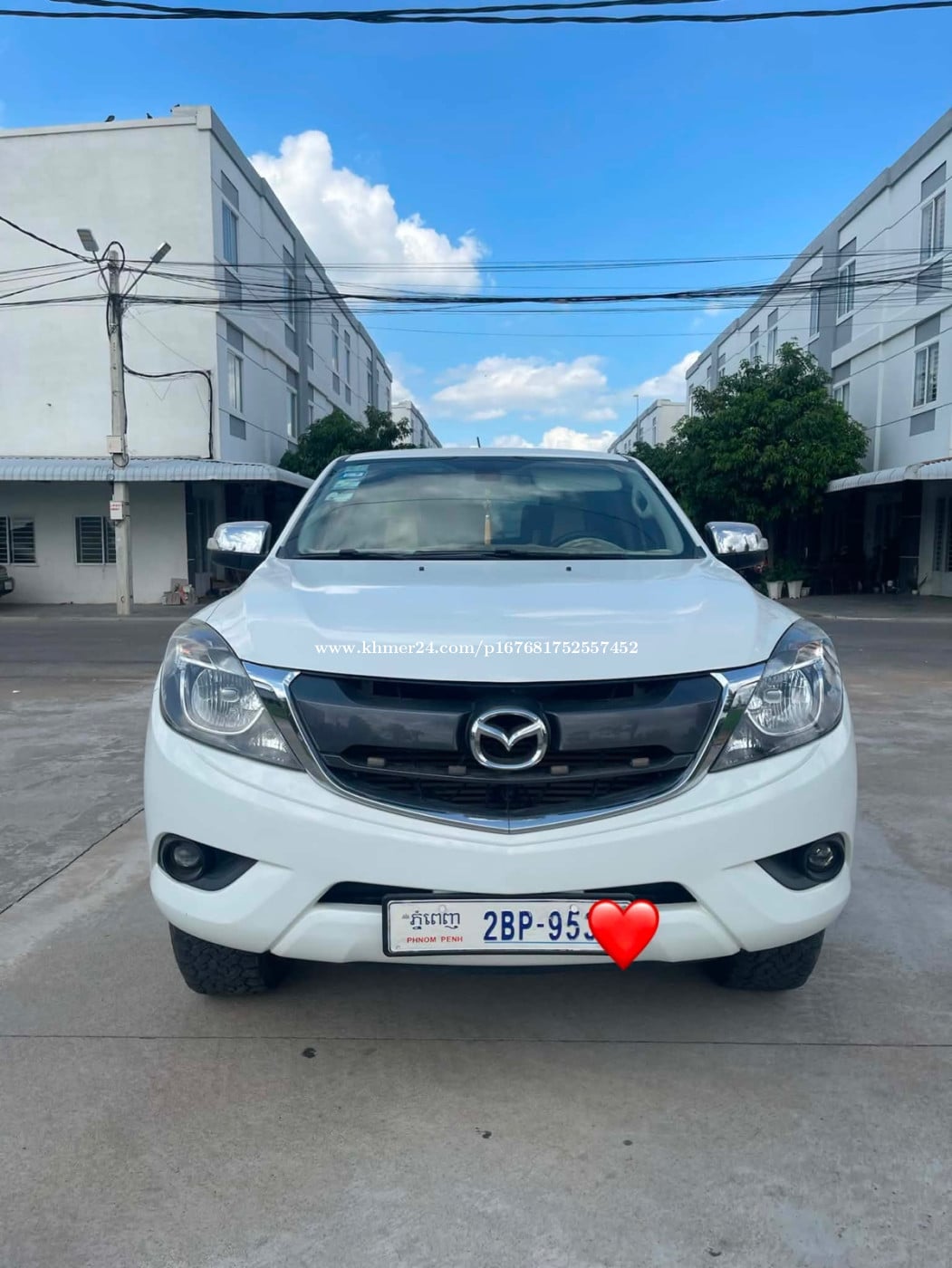 ឡានលក់Mazda BT50 លេខដៃឆ្វេងសុីនប៉ុង2ឡានស្អាត