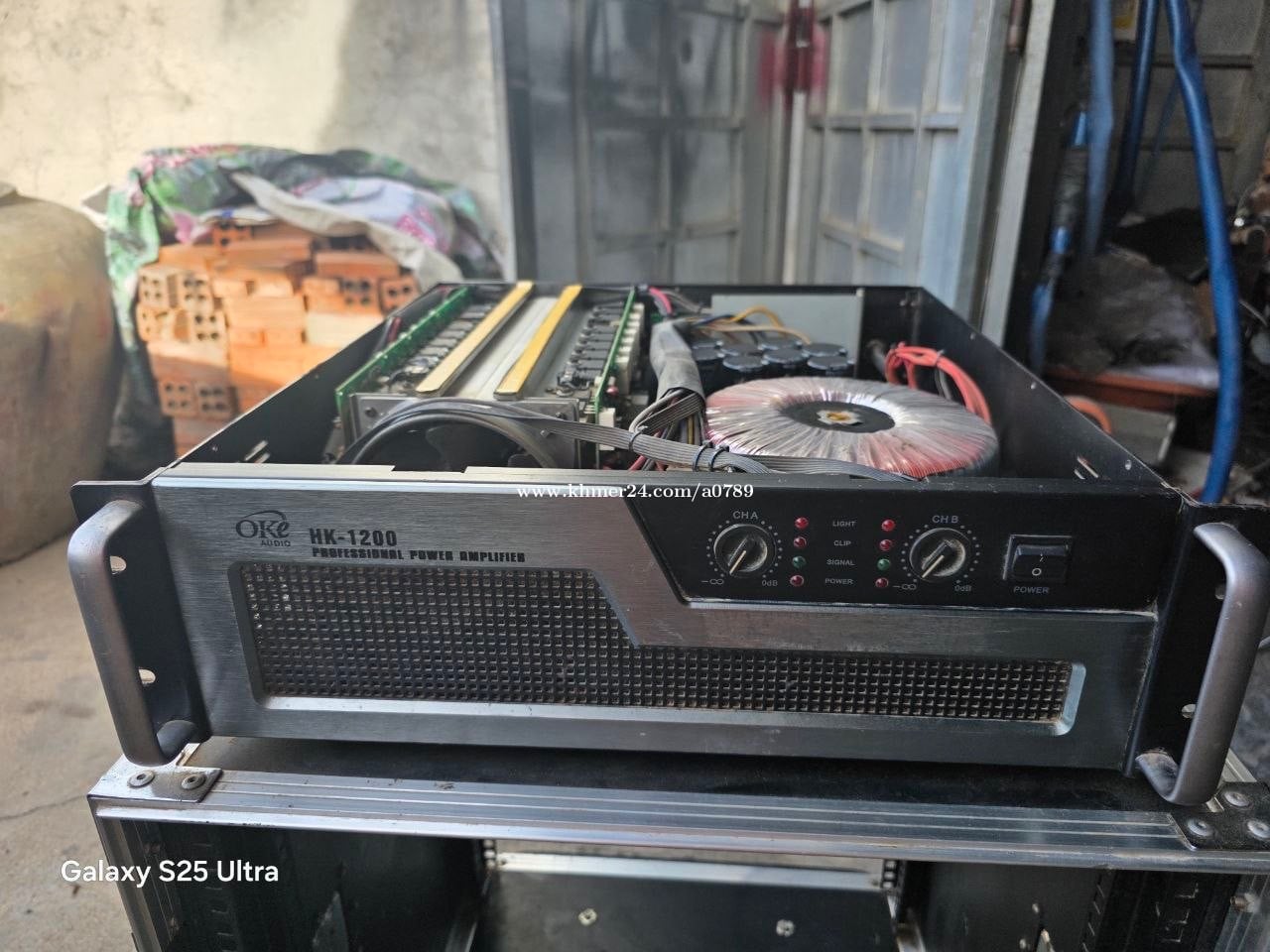 អាំភ្លីសុីន OKe HK-1200 សម្រាប់សាប់ 5តឹក ក125 បាន4 គ្រាប់ នៅសុីនគ្មានការជួសជុល