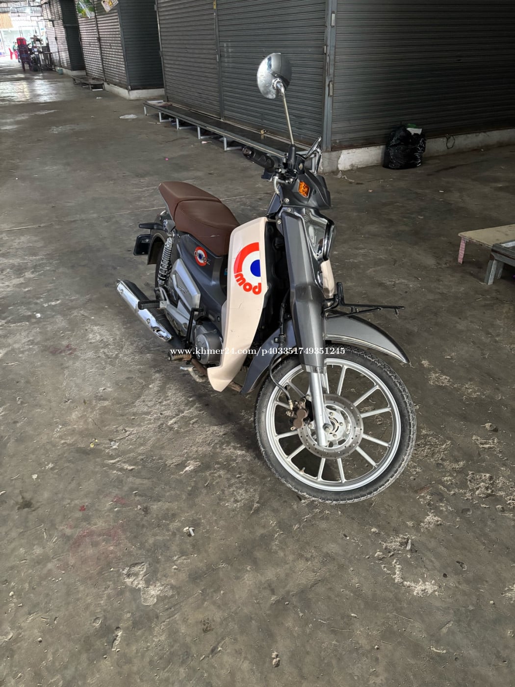 លក់ម៉ូតូPopz GPX ឆ្នាំ2022 ពណ៌ទឹកប្រាក់មានពន្ធកាតគ្រីត្រឹមត្រូវ