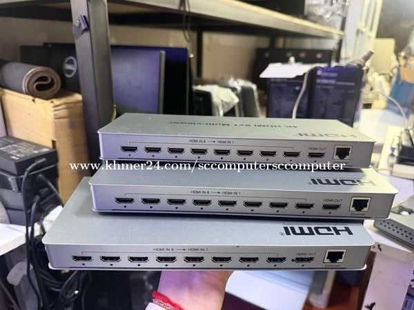 4K HDMI 8x1 Multi Viewer មានការធានា1 អាទិត្យ អីវ៉ាន់មាននៅក្នុងស្តុក បងអាចធ្វើការកម្ម៉ង់បាន📩