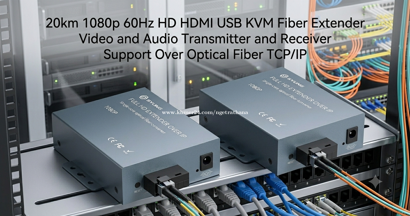 Fiber optic HDMI extender