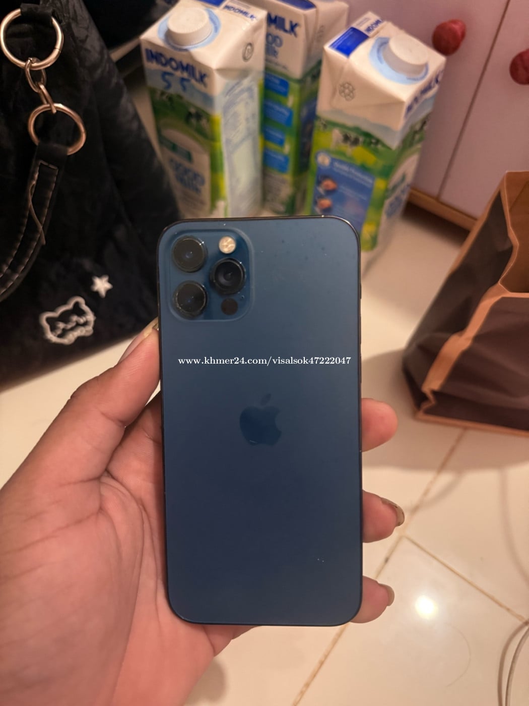 iPhone 12Pro 128GB Noscan lcd gxថ្មដូរថ្មី