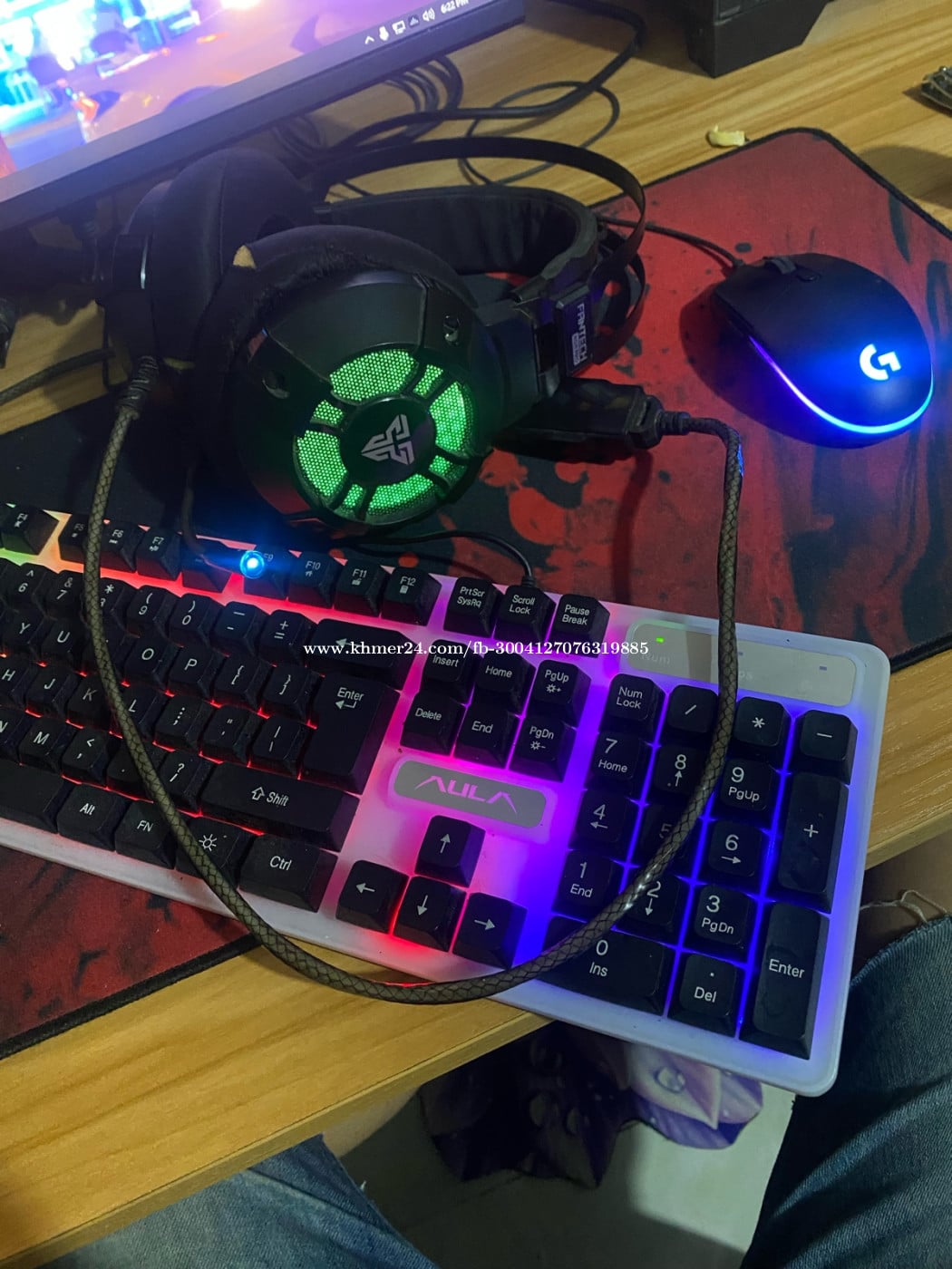 Keyboard mouse headset