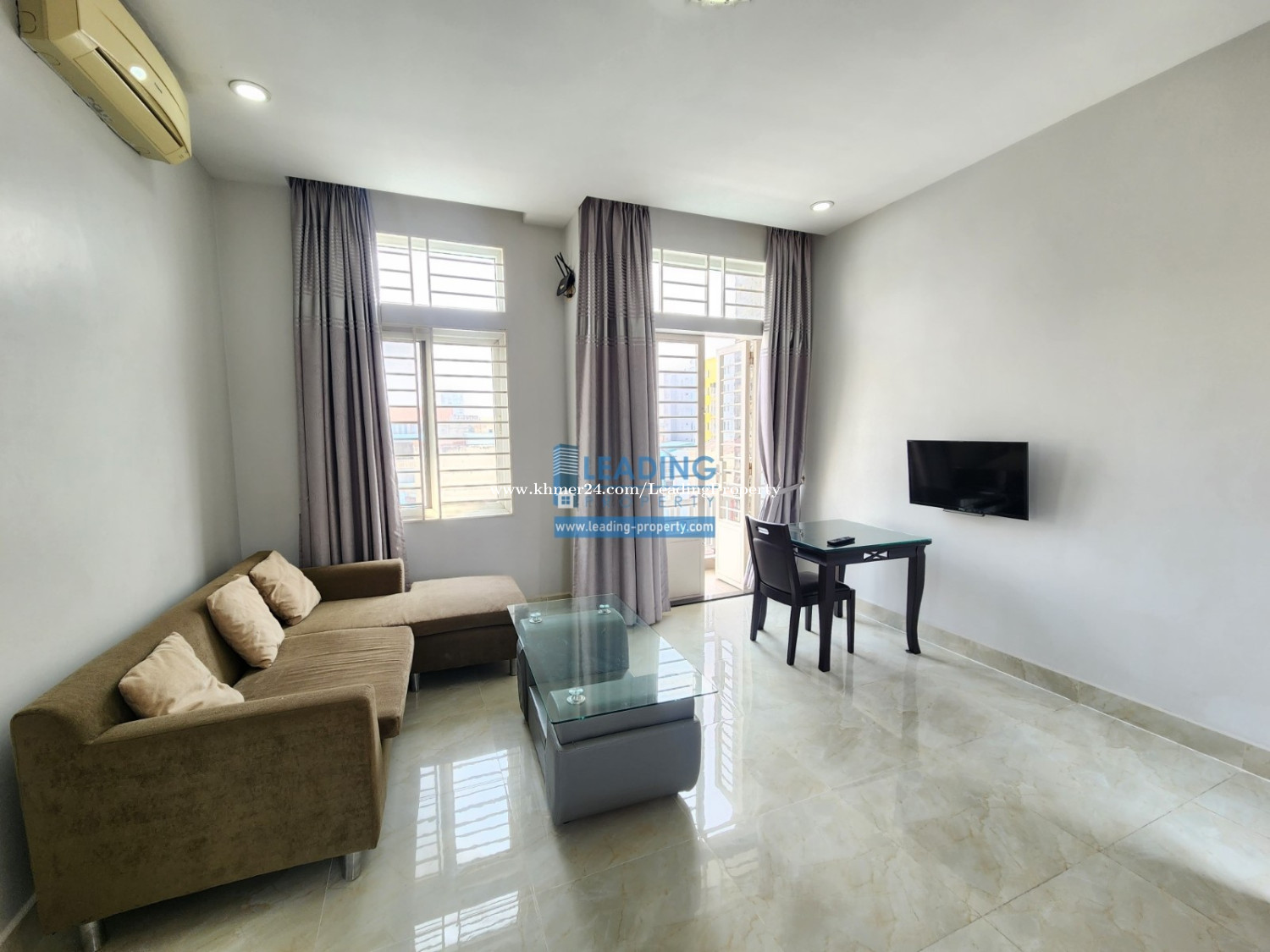 N514 | Bright and Clean 1 Bedroom Western Apartment For Rent in Toul Kork