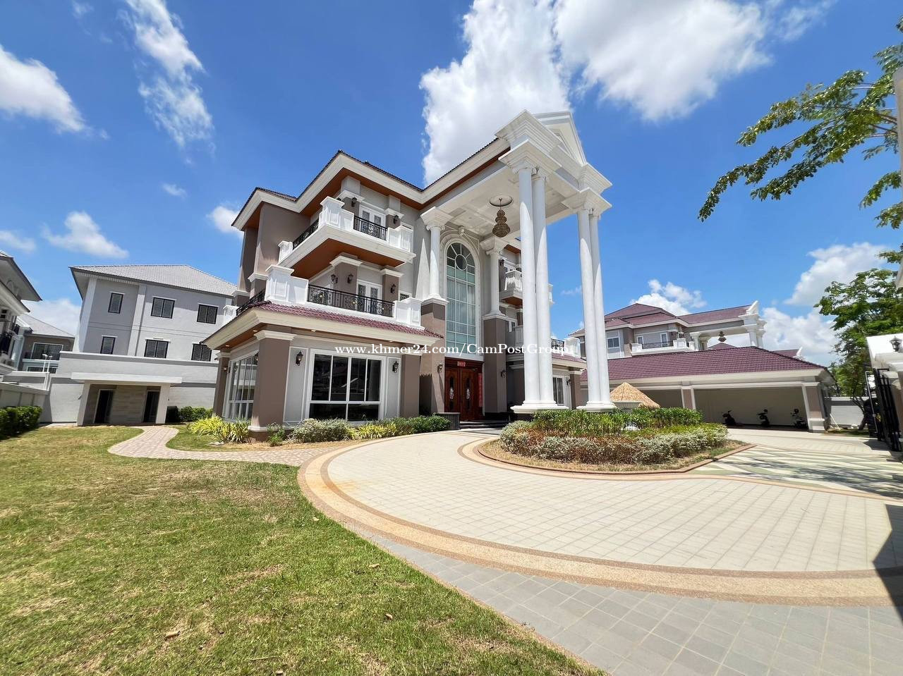 Queen Villa for RENT ๐ก! โข Location: Borey Peng Huoth Meragarden50m AEon3 Mall
