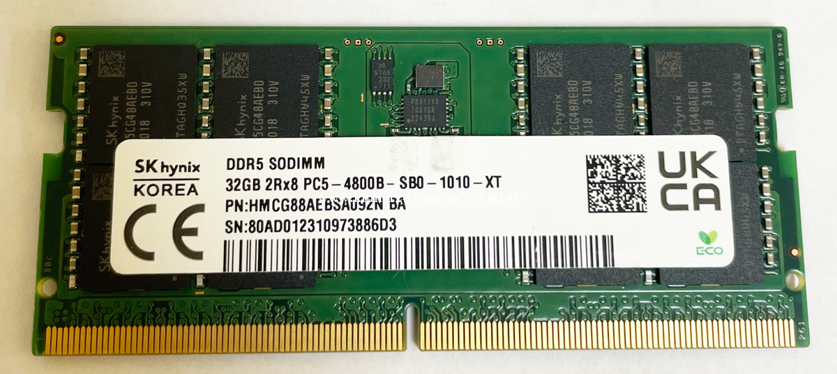 RAM DDR5 32GB Laptop