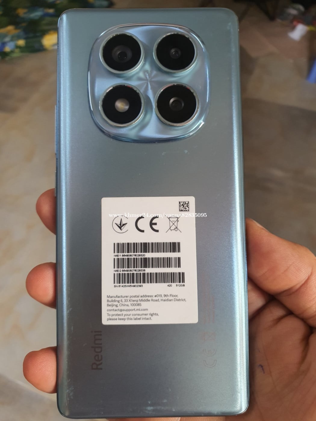 Redmi Note 14 Pro 512ជី រេម12ជី ក្រុមហ៊ុនចំស្អាត👍