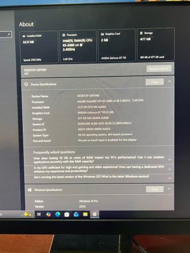 លក់Desktop 1set