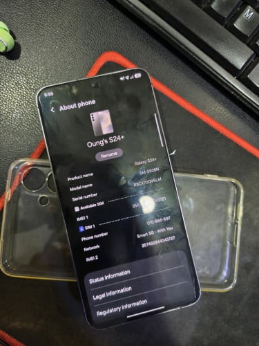 លក់ Galaxy 24Plus ធានាសានុំ version Korean