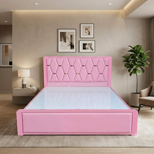គ្រែPink ៗ Size: 180 x 200cm (ហ្វ្រីតម្លើង និងដឹក)