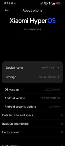 លក់Redmii note 11 4G
