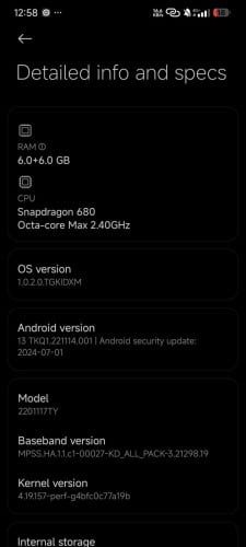 លក់Redmii note 11 4G