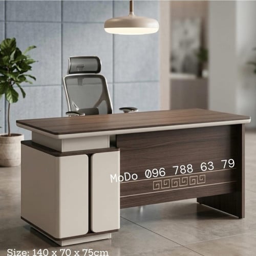 តុប្រធាន Size 140 x 70 x 75cm (កម្មង់ភ្លាមដឹកភ្លាម)