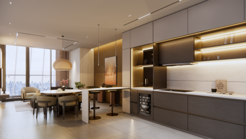 🏙️ Superior Premium 3Bed In Bkk1 With Panoramic Views: Floor-to-ceiling glass walls 🤩