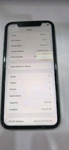 99$/IP11/128GB /Face Id