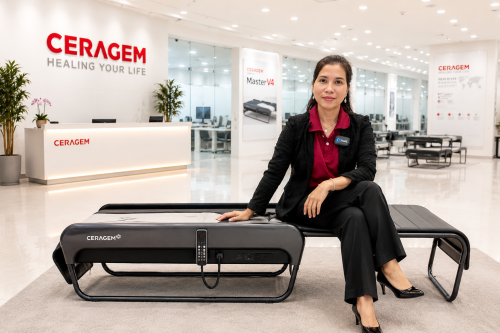 Ceragem គ្រែម៉ាស្សា