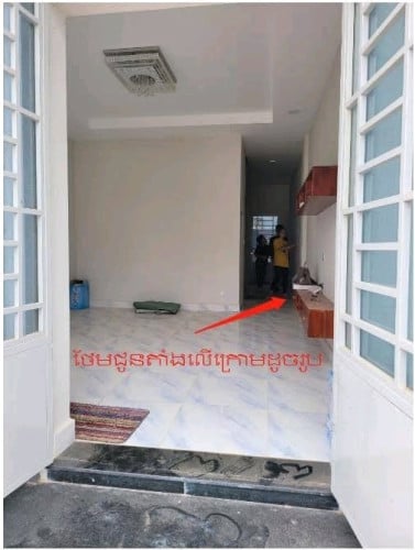 Code #KF91007🏡 ផ្ទះលក់បន្ទាន់ នៅ​ខណ្ឌ​ព្រែកព្នៅ🔹 តំលៃ: 58999$ (ចរចារ)🔹 ទំហំផ្ទះ : 4*10m
