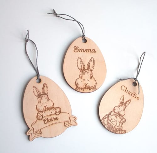 Custom Egg Shape Keychain with Personalized Message or Mini Logo