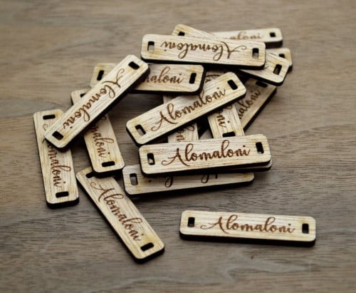 Custom Laser Engraving Wood Tag