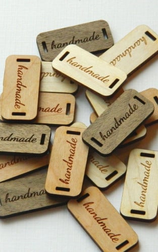 Custom Laser Engraving Wood Tag