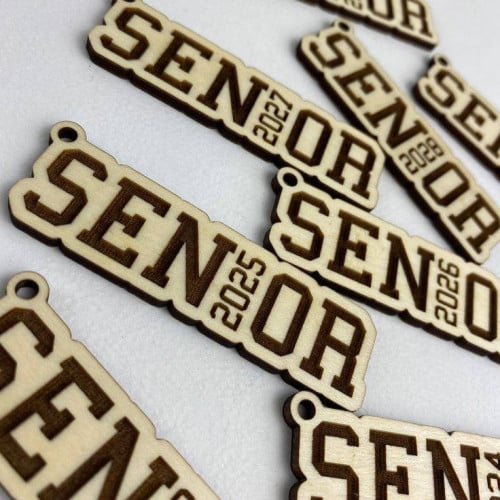 Customized 3D Wood Keychain (name only)