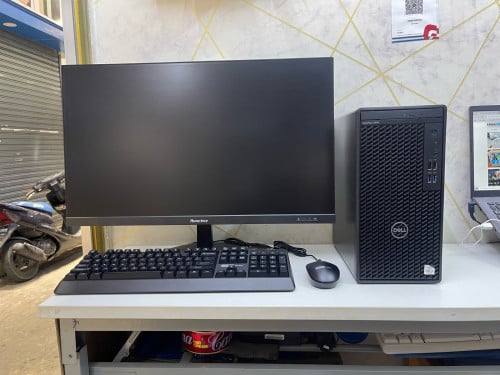 Dell optiplex 3080 i5 + LCD 27"inch FHD 100Hz មួយទឹកស្អាត