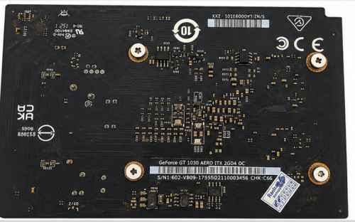 GPU ក្នុងរូបគឺ MSI GeForce GT 1030 AERO ITX 2GB GDDR4