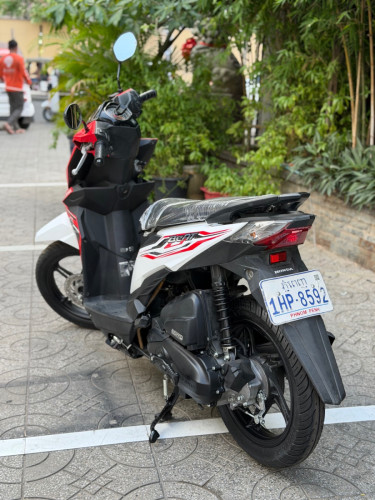 Honda Beat ឆ្នាំ2019 របស់ក្រុមហ៊ុន ម៉ូតូស្អាតខ្ចី ម៉ូតូម៉ាសុីនហាប់នែ ម៉ូតូស្អាត96%
