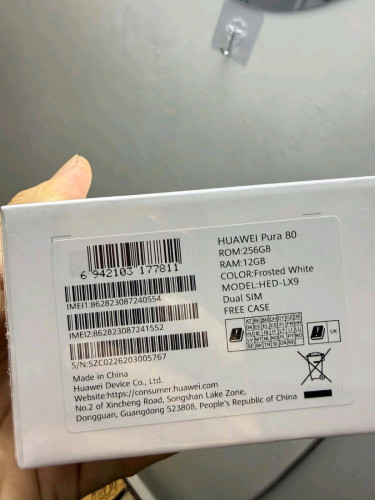 Huawei pura 80 12G 256G New 489$