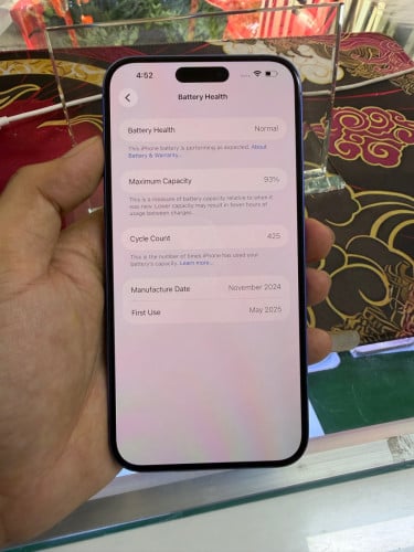 iPhone 16 Plus 128G Color Blue មួយទឹក ថ្ម93%🔋 lock sim (ប្រើសុីមបាន2)⭐️