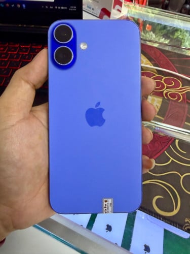 iPhone 16 Plus 128G Color Blue មួយទឹក ថ្ម93%🔋 lock sim (ប្រើសុីមបាន2)⭐️