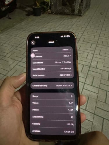 iPhone 17pro Max 256GB