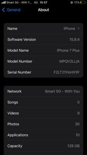 iPhone 7 Plus 128G ដូ98%