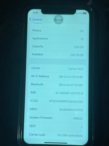 IPhone X 256G