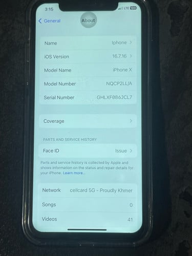 IPhone X 256G