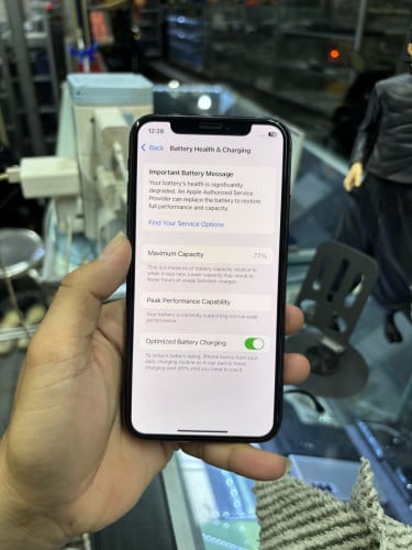 iPhoneXSតូច 256G sim2 ESIM ម៉ាសុីនអេក្រង់ស្រុីន 99%
