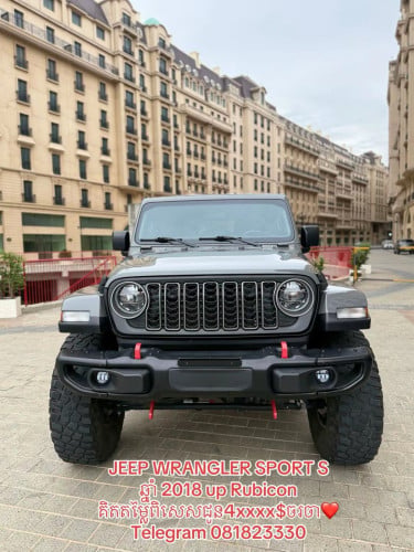 JEEP WRANGLER SPORT S ឆ្នាំ 2018 up Rubicon