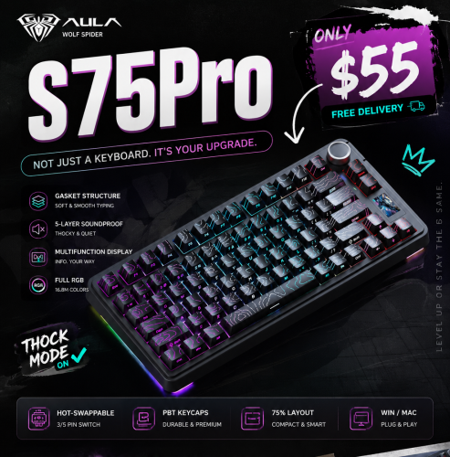 Keyboard AULA S75