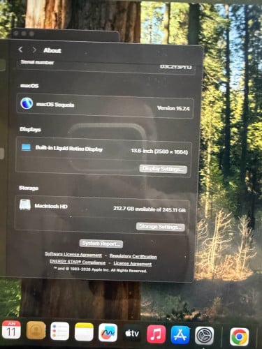 MacBook Air M2 13.6 256gb 2022 ស្ទើរតួរតិចៗ