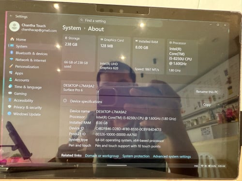 Microsoft Surface pro 6