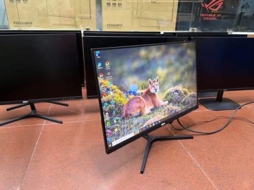 Monitor 24 inch 75Hz FHD កែមស្មើ មានSpeaker មានច្រើនគ្រាប់បងៗអាចដាក់កម្ម៉ងបានចា