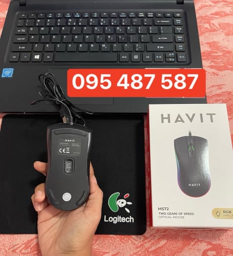 Mouse RGB New 6$(ហ្រ្វី Pad)