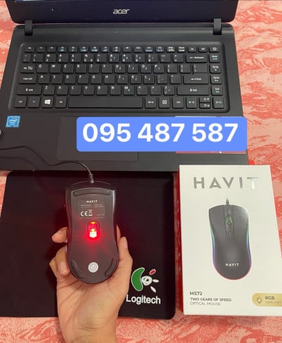 Mouse RGB New 6$(ហ្រ្វី Pad)