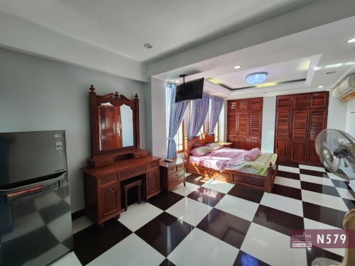 N579 | Big Balcony Studio on 10th Floor For Rent Near RUPP | Toul Kork