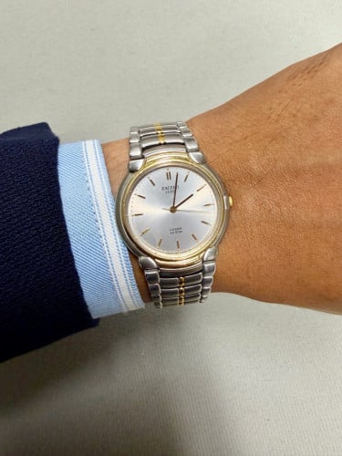 Original Rare Vintage Citizen Exceed Euros Two-Toned Full Box 1980 - (Condition 90%)